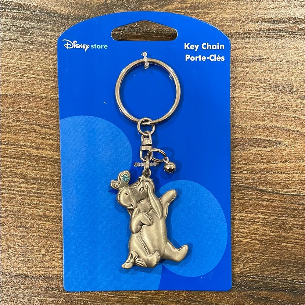 Disney Eeyore Silver Key Chain